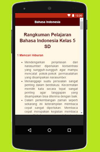 Materi Kelas 5 SD dan Soal-Soal (Rangkuman) screenshot 6