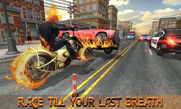 Scary Ghost Ride 3D Bike Racing screenshot 3