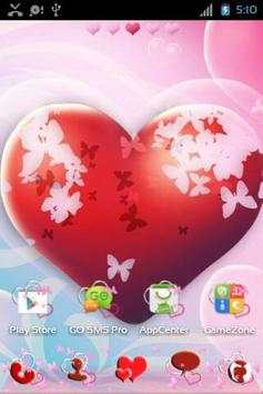 Theme Hearts for GO Launcher screenshot 2