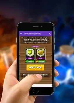 Gems Of Clash Royale APK prank screenshot 1