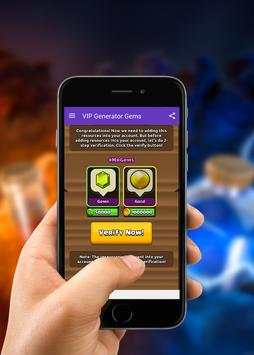 Gems Of Clash Royale APK prank screenshot 1