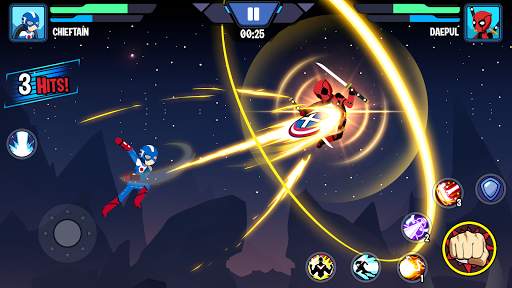 Stickman Superhero - Super Stick Heroes Fight screenshot 3