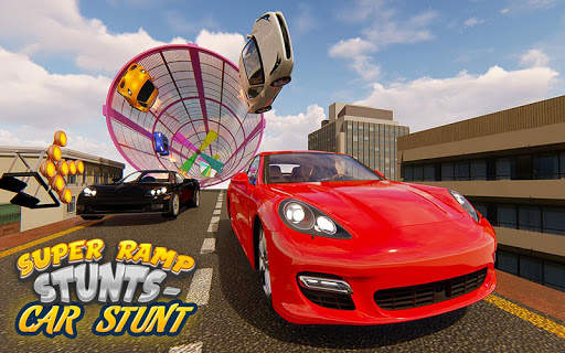 Super Ramp Stunt- Car Game 2020 screenshot 1