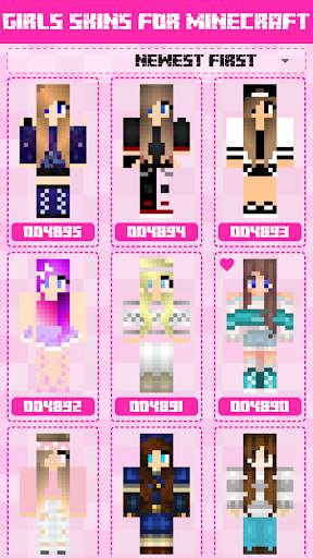 Girls Skins for Minecraft PE 🎮 screenshot 1