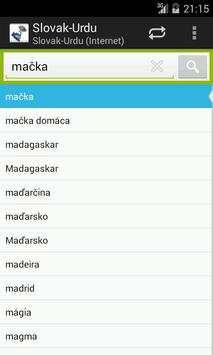 Slovak-Urdu Dictionary screenshot 3