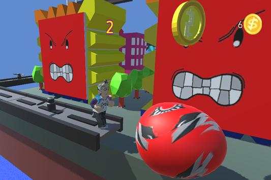 Don't Get Crushed by a Speeding wall Rolbox screenshot 2