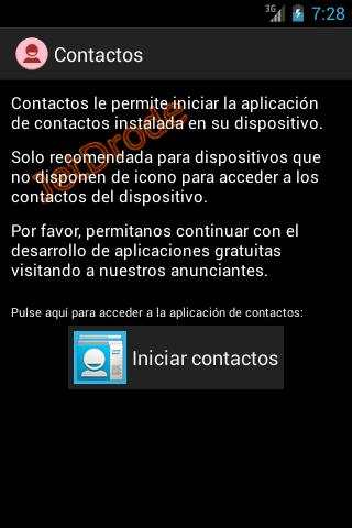 Contactos screenshot 1