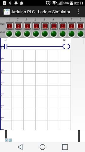 PLC - Ladder Simulator for Arduino screenshot 1