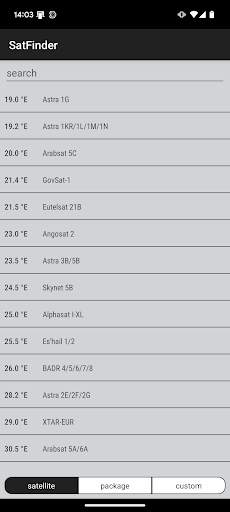 SatFinder скриншот 6