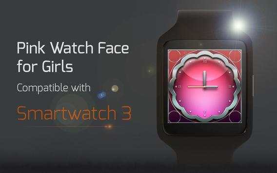 Pink Watch Face for Girls screenshot 5
