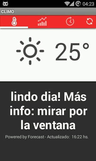Clima real en una frase स्क्रीनशॉट 7