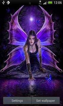 Gothic Fairy Live Wallpaper screenshot 2