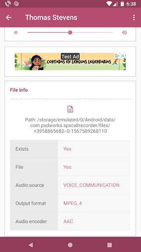 Simple Call Recorder screenshot 2