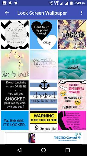 Lock Screen HD Wallpaper screenshot 3