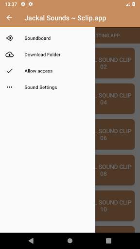 Jackal Sounds ~ Sclip.app screenshot 4