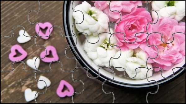 Hearts Jigsaw Puzzles Game screenshot 2