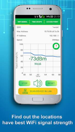 Wifi Analyzer screenshot 1