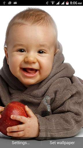 Baby Live Wallpapers screenshot 2