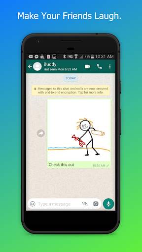 Stick Texting for WhatsApp screenshot 4