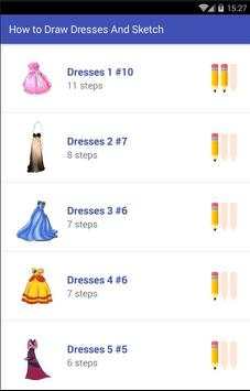 ❤️How to Draw Dresses & Sketch❤️ screenshot 3