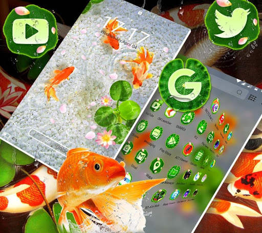 Koi Fish Launcher Theme screenshot 1