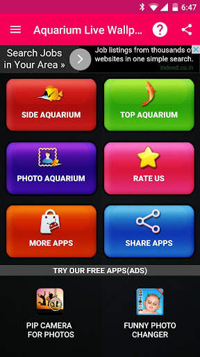 Aquarium Live Wallpaper Touch screenshot 1