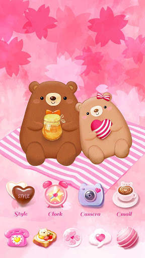 (Free)Sweet Lover GO Launcher Theme screenshot 2