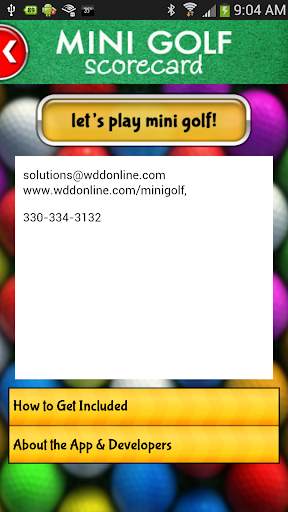 My Mini Golf Scorecard screenshot 3