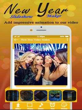 New Year Photo Slideshow Maker with Song Editor screenshot 6
