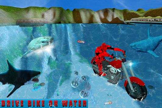 Moto Robot : Angry Shark screenshot 1
