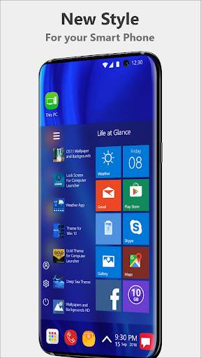 Computer Launcher Theme For Galaxy S9 screenshot 3