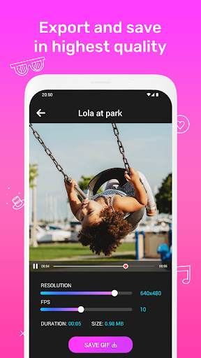 Gif'em! - GIF Maker & Editor, Video & Photo to GIF 3 تصوير الشاشة
