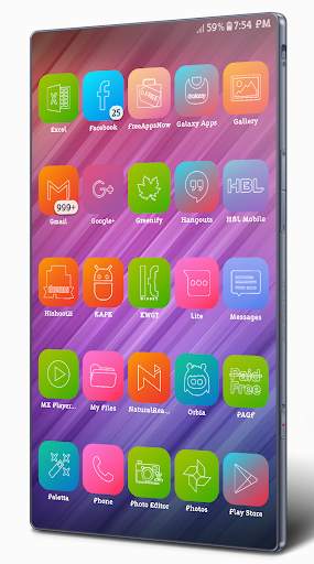 Square Colors Icons Pack 7 تصوير الشاشة