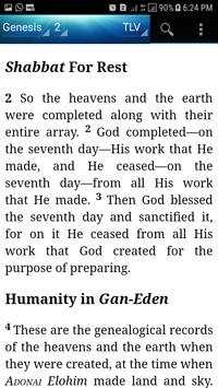Holy Bible Tree of Life Version(TLV) screenshot 2