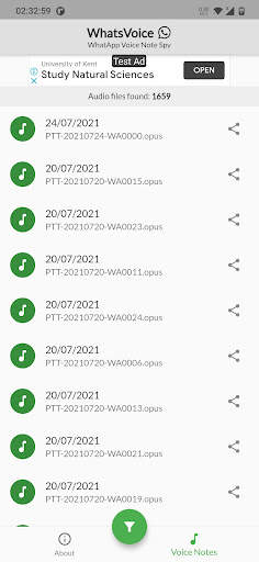 WhatsVoice – WhatsApp Voice Note Spy screenshot 1
