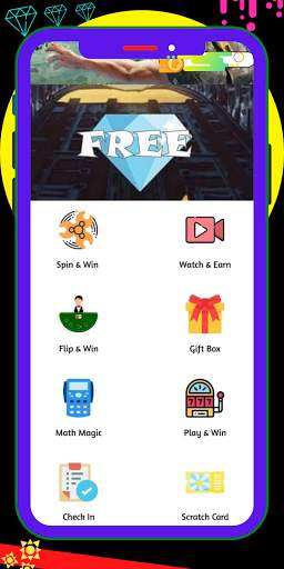 Free Diamonds and Elite Pass counter for 2021 screenshot 1