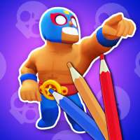 3D coloring BS brawl stars icon