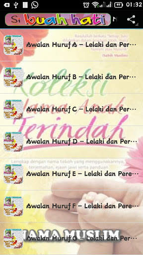 Nama-Nama Indah Buat Cahaya Mata screenshot 7