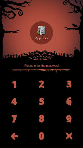 AppLock Theme Halloween screenshot 1