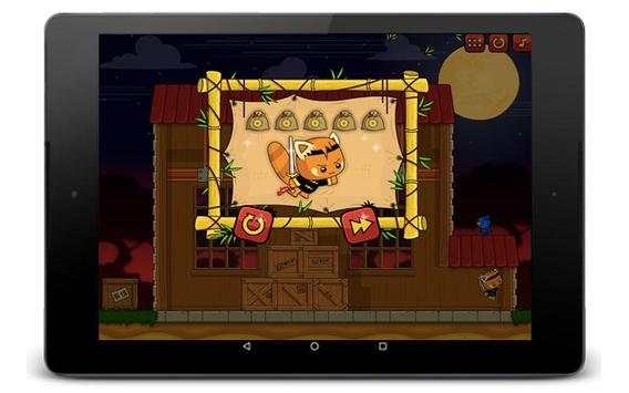 Little Ninja Fox - games action screenshot 2
