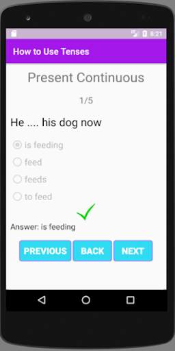How to Use Tenses screenshot 6