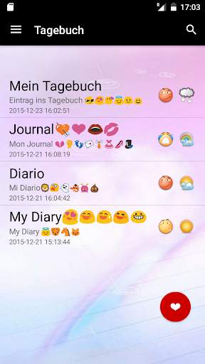 Tagebuch App mit Passwort screenshot 1