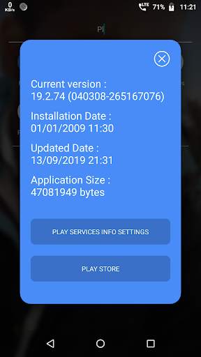 Play Services Info screenshot 1