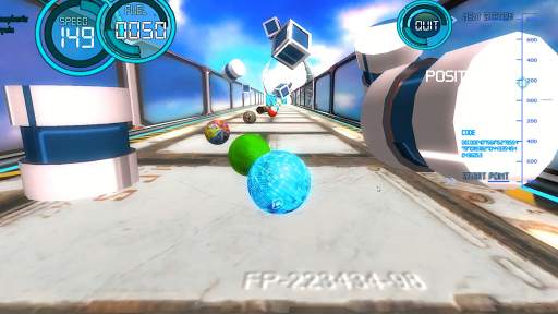 Space Ball Run 2077 7 تصوير الشاشة