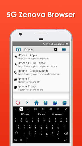 Vpn Zenova Browser: browser safe by Itsmytime 3 تصوير الشاشة