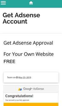 Get Adsense screenshot 3
