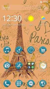 Beautiful Paris Theme screenshot 2
