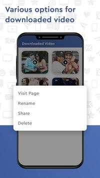Video Downloader for facebook screenshot 5