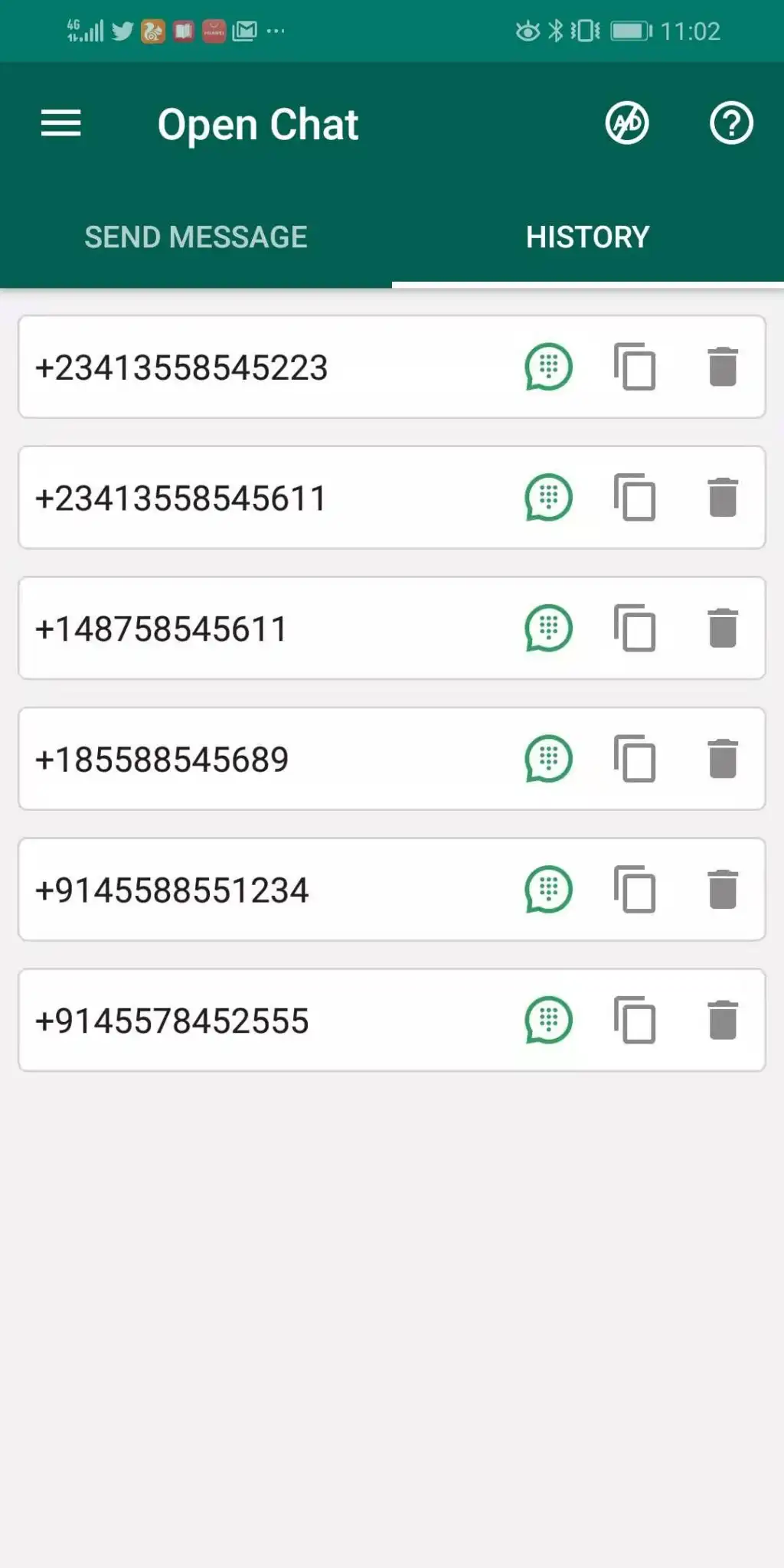 Click to Chat - Open Direct Chat for WhatsApp screenshot 3
