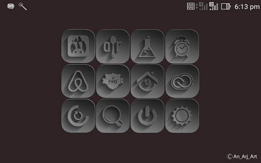 Tha_Black - icon pack screenshot 2